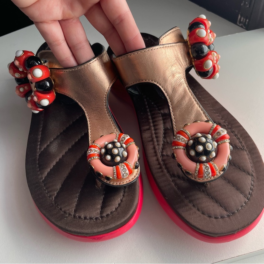 Marc Jacobs Emerson Jeweled Sandals spring summer 2018 - Picture 6 of 16